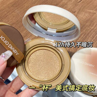 Jojo DIARY Trẻ Hóa Trang Che Khuyết Điểm Đệm Kem Da Khô Da Dầu Che Khuyết Điểm Dưỡng Ẩm Kem Nền Trang Điểm 25.1.19