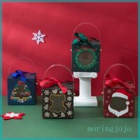 Jojo Hộp Kẹo Giáng Sinh Hộp Xmas Hươu Ông Già Noel Bánh Quy Gói Kẹo