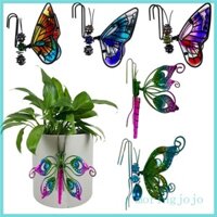 Jojo Kim Loại Bướm Trang Trí Tường 3D Bướm Treo Tường Trang Trí Điêu Khắc Cho Sân Vườn