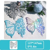 Jojo Nghệ Thuật Bướm Lớn Cắt Kim Loại Chết, Bướm Chết Cắt Stencil DIY Thêu Sò Album Thẻ Giấy Bản Mẫu