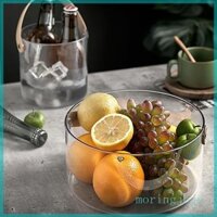 Jojo Nhựa Trong Suốt Xô Đá Rượu Hoặc Chai Champagne Làm Mát Đá Thanh Trang Trí Có Tay Cầm Da DIY Hoa Sắp Xếp