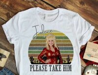 Jolene Xin Đưa Ông Dolly Parton Lời Bài Hát Áo Thun Raglan Quốc Gia Âm Nhạc Ab305