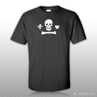 Jolly Roger Stede Bonnet Áo thun cướp biển Áo thun