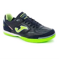 Joma Top Flex Indoor Soccer Shoe (Navy/Lime