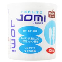 Jomi Bông Tăm Jomi Health Care Kháng Khuẩn Gồm 1 Đầu Xoắn Và 1 Đầu Tròn 200 Chiếc/hộp