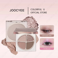 Joocyee Bảng phấn mắt bốn màu  Ngọc trai  Lì   Màu khỏa thân