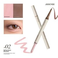 Joocyee Double Headed Silkworm Pen Brightening 2-In-1  Eyeshaw Repair Stick Eyeliner Highlighter Brightening And Grooming Highlighter Pen 7ZKE