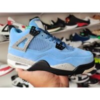 Jordan 4 "University Blue" Nam Xanh / Xám / Đen