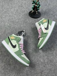 Jordan Dutch Green – Giày Nike Air Jordan 1 Mid Dutch Green Rep 1:1