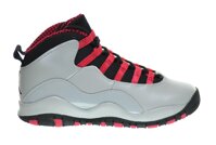 Jordan Girls Air 10 Retro (GS) Big Kids Basketball Shoes Wolf Grey/Black-Legion Red 487211-009
