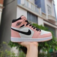 Jordan Hồng – Giày Nike Air Jordan 1 Mid Pink Quartz Rep 1:1