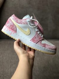 Jordan Hồng Loang – Jordan 1 Low Strawberry Ice Cream