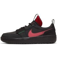 Jordan Mens Air 1 Low React Ghetto Gastro - Fearless Ct6416 001 Size - 11.5 Black/Red