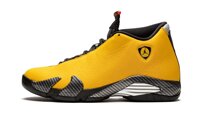 Jordan Mens Air 14 Yellow Ferrari Bq3685 706 Size - 7