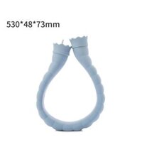 Jordan&amp;Judy Máy chườm nước nóng bằng silicon hình chữ U tiện dụng làm ấm cổ 710ml From Xiaomi Youpin - Blue