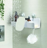 Joseph Joseph - Kệ đựng đồ nhà tắm có gương cao cấp EasyStore Large Shower Shelf with Removable Mirror 002874