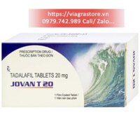 Jovan T 20 Cadila - Điều Trị Rối Loạn Cương Dương (Hộp 1 vỉ x 1 viên)
