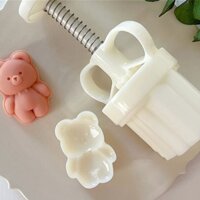 Joy Thùng Gấu Tem Tay Bấm Bánh Trung Thu Khuôn Nhựa Bánh Trung Thu Khuôn Cắt Bánh Quy Dụng Cụ Nướng Bánh Fondant Bánh Ngọt Khuôn A