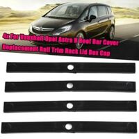 【Joychi】 4x cho Opel Astra H mái thanh Bìa thay thế đường sắt TRIM giá Bộ nắp