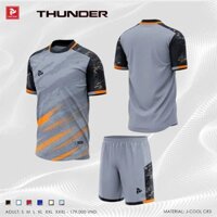 [JP Thunder XÁM] In tên số - Quần áo bóng đá nam nữ không logo