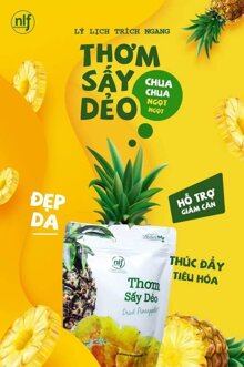 Thơm sấy dẻo Nong Lam Food - 75g