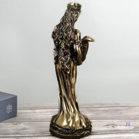 [Js] Tượng điêu khắc nữ thần giàu có Hy Lạp Quà tặng khai trương Máy tính tiền Văn phòng Trang trí may mắn Đồ trang trí may mắn
