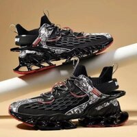 【JsS】New Men's Sneakers Fashion Versatile Blade Shoes Breathable Casual Shoes Shock Absorbing Basketball Shoes Men's Shoes China-Chic