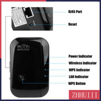 Jt WiFi Mở Rộng Tín Hiệu Tăng Cường Repeater 300Mbps Internet Booster WiFi Repeater Khuếch Đại Tầm Xa Không Dây Repeater