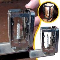 [Jts] Đèn lồng nến bỏ túi gấp cho nến thật Đèn lồng nến bỏ túi nhỏ cổ điển Trang trí di động Cắm trại đi bộ đường dài Du lịch [VN]