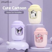 [Jts] Máy tạo độ ẩm không khí Mini Kuromi dễ thương Máy làm mát không khí Máy khuếch tán hương thơm Giai điệu Máy tạo sương mù cho ô tô gia đình Văn phòng Máy tạo độ ẩm không khí Usb Quà tặng cho bé gái [VN]