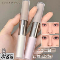 Judydoll Orange Duo Highlighter Contour Liquid Matte Highlight Stick Shadow Brightening Tear Trough Nose Shadow [djy]