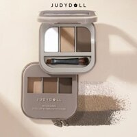 Judydoll phấn kẻ chân mày 3 màu Bút Lông Hai Đầu Lâu trôi Chống nước Eyebrow Powder with Brush 2.7g