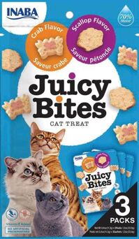 JUICY BITES SCALLOP & CRAB FLAVOR (Sò & Cua) (USA-703A) - Thức ăn cho mèo