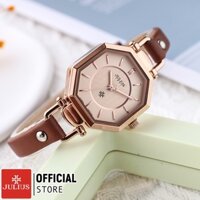 [Julius Mall Store] Đồng hồ nữ dây da JA-750