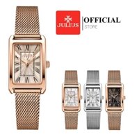 [Julius Mall Store]Đồng hồ nữ Julius JA-1338 dây thép