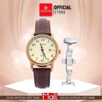 Julius Official đồng hồ nữ JA-508 dây da + khoá