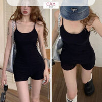 Jumpsuit Body, Jumpsuit Ngắn Hai Dây, Jumpsuit Đùi, Đồ Bay Cho Nữ