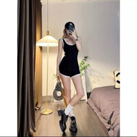 Jumpsuit body nữ, Jump Đùi Nữ Viền Trắng Siêu Hot Hè 2023