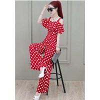 JUMPSUIT DÀI CHẤM BI SANG CHẢNH Nhiều Size Form Thiết Kế