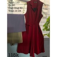 Jumpsuit Dáng dài cột dây eo ống rộng suông sang trọng dự tiệc hợp đi chơi đi cafe / Set bộ liền quần