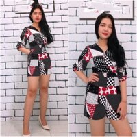 Jumpsuit Họa Tiết Độc Lạ, Thời Trang Giá Rẻ - GR367