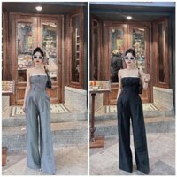 JUMPSUIT ỐNG DÀI CÚP NGỰC VIỀN 2M