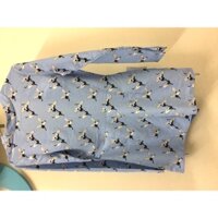 Jumpsuit tay dài chất chiffon thiết kế cổ tròn, khoét lưng có dây cột - Hàng Glamor cao cấp