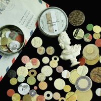 Junarystudio - Hộp 100 sticker washi miếng dán tròn họa tiết trang trí sổ tay cổ điển vintage journal