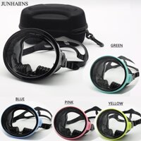 Junhiins Khẩu trang lặn chuyên nghiệp, bộ đồ lặn, váy silicon dành cho người lớn, kính chống sương mù, thiết bị bể bơi
