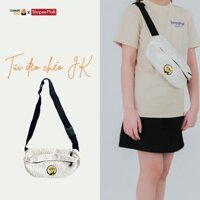 Juniorkic Túi chéo đeo ngực cho bé trai bé gái thời trang chất kaki phong cách thể thao cá tính thoáng mát năng động