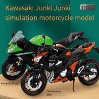 Junji 1: 12 Kawasaki Z800 Little Ninja ZX-6R BMW 1000RR Xe Máy Mô Phỏng Hợp Kim Bộ Sưu Tập Mô Hình