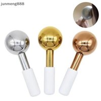Junmeng888 Quả Cầu Đá Mặt Lạnh Nóng Thép Không Gỉ Con Lăn Mặt Da Làm Đẹp Spa Làm Mát Quả Cầu Massage Bóng Chăm Sóc Mặt Cryo Freeze Stick Đẹp