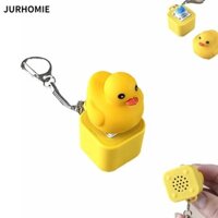 Jurhomie Ducky Quacking Móc Khóa, Giảm Căng Thẳng Dễ Thương Quacking Fidget Đồ Chơi, Vịt Squeaky Móc Khóa Túi Xách Phụ Kiện