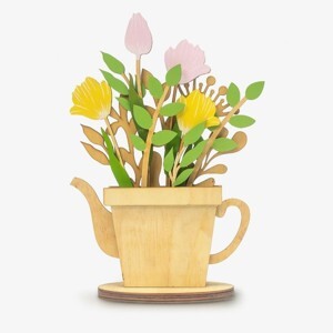 Bộ ấm trà hoa Tulip Just for chef CH80404WB - 15 món